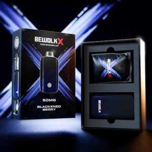 Bewolk X Pod System Kit - Blackened Berry 50mg
