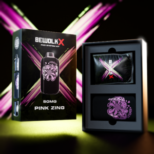 Bewolk X Pod System Kit - Pink Zing 50mg